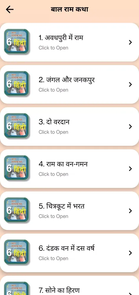 Class 6 Hindi Solution Guide Screenshots