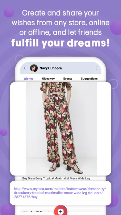 Capturas de tela do TIWIW – Wishlist & Gifts for U