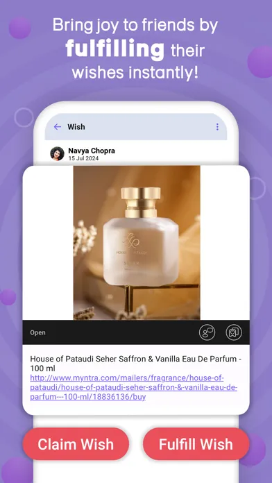 Capturas de tela do TIWIW – Wishlist & Gifts for U