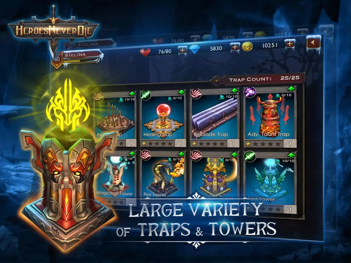 Heroes Never Die iPad  Screenshots