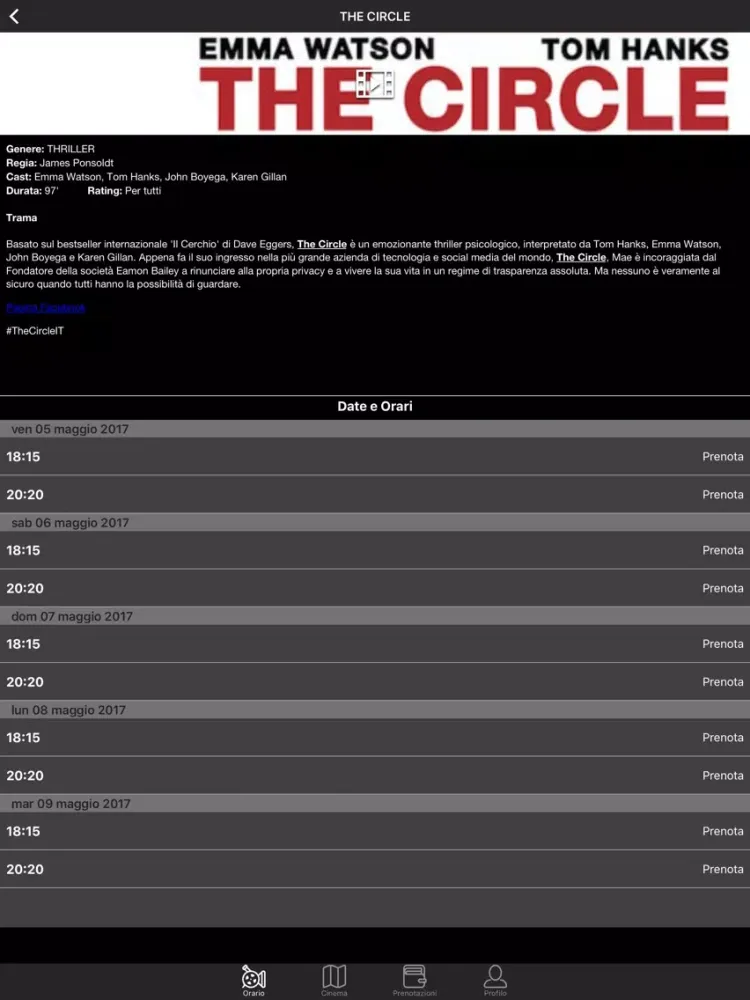 Movieplex iPad 應用截圖