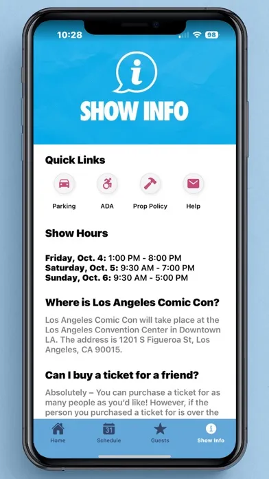 Zrzuty ekranu Los Angeles Comic Con