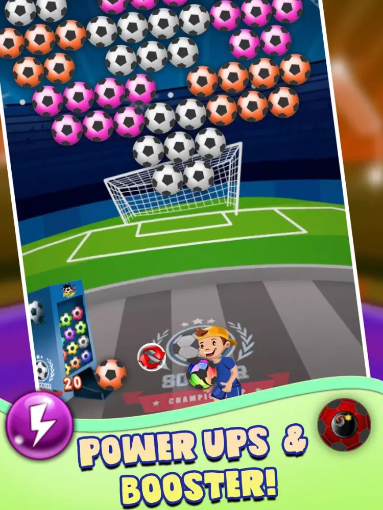Captures d'écran de Football 2017 bubble shooter puzzle games iPad 