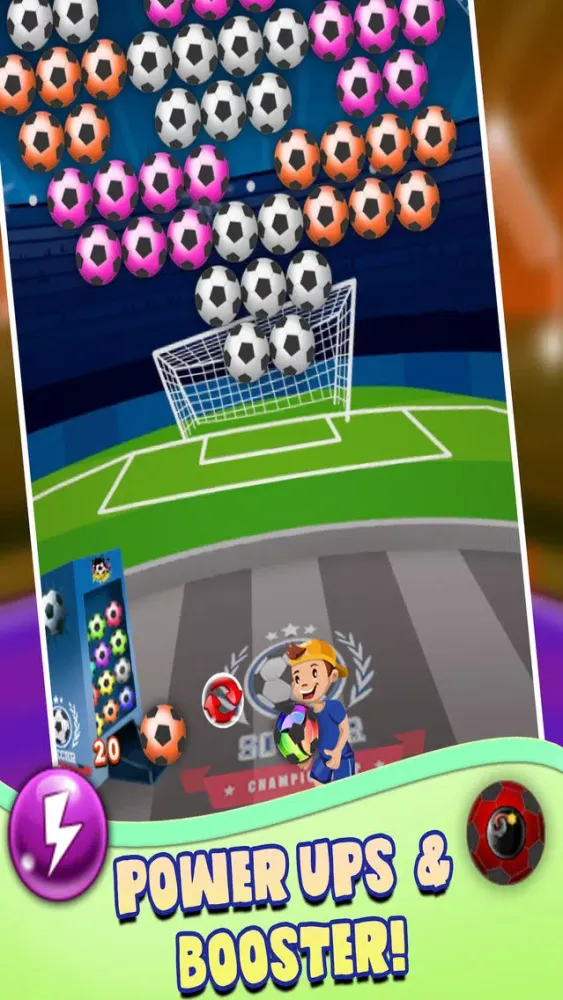 Captures d'écran de Football 2017 bubble shooter puzzle games