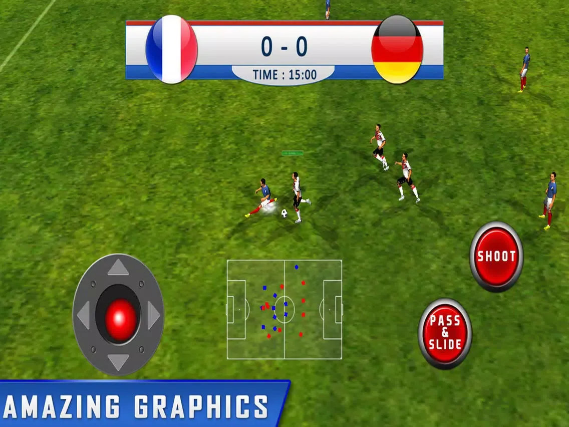 Ảnh chụp màn hình của Soccer 2018 team league game iPad 