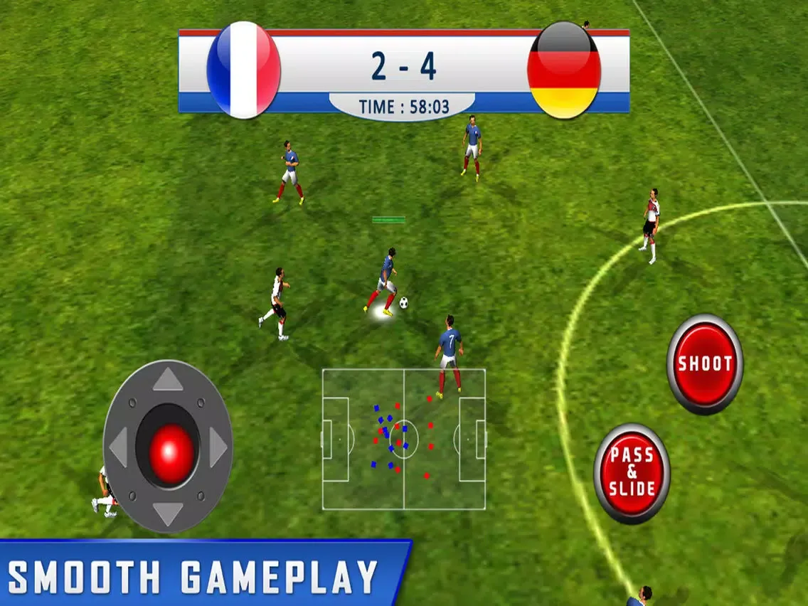 Ảnh chụp màn hình của Soccer 2018 team league game iPad 