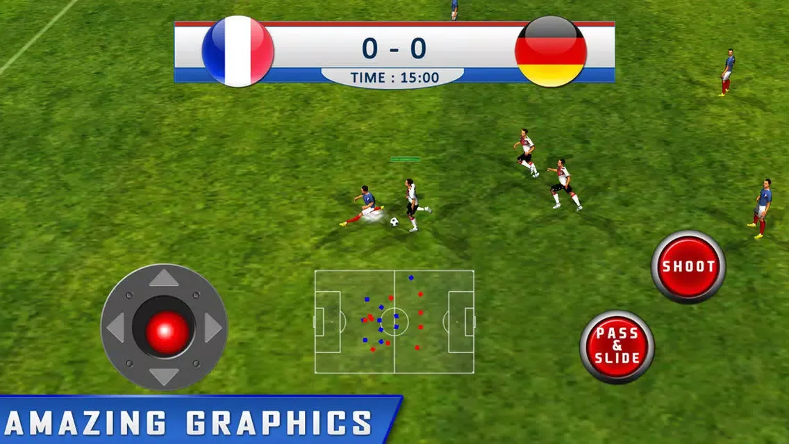 Ảnh chụp màn hình của Soccer 2018 team league game