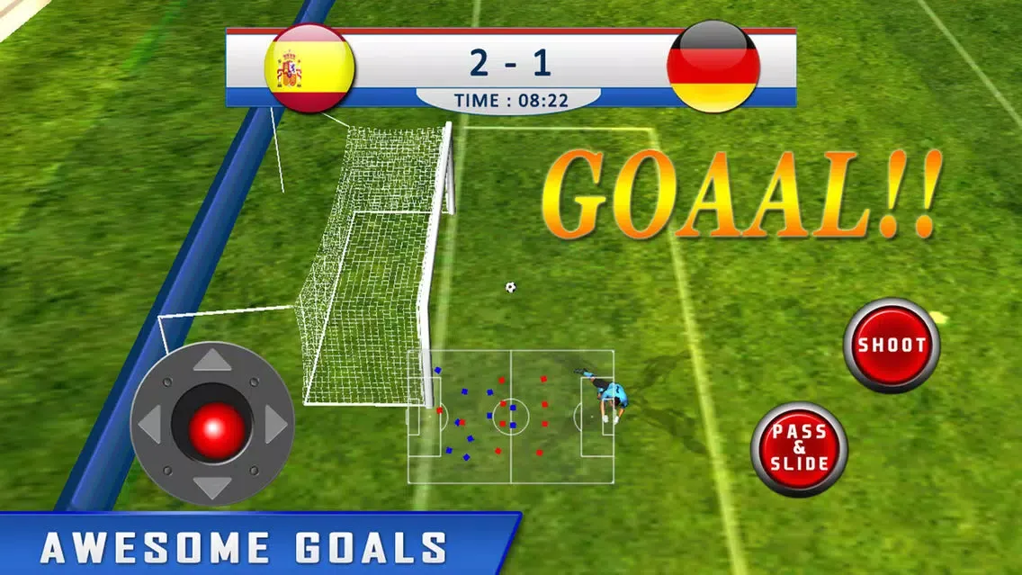 Ảnh chụp màn hình của Soccer 2018 team league game