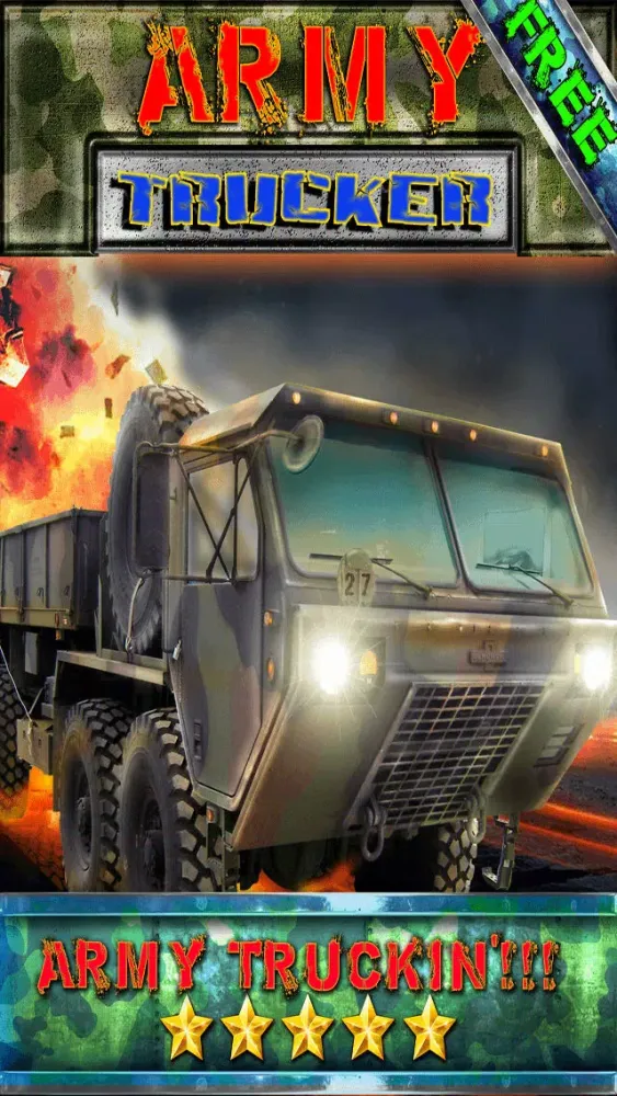 Capturas de tela do Army Trucker Racing Simulator - Realistic Military Truck Driver 3D Race Games FREE