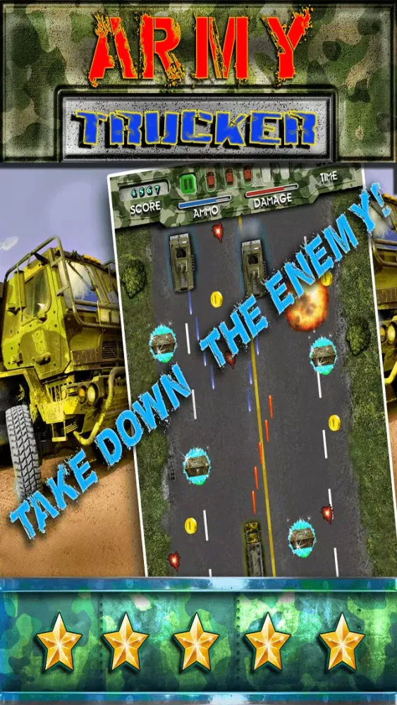 Capturas de tela do Army Trucker Racing Simulator - Realistic Military Truck Driver 3D Race Games FREE