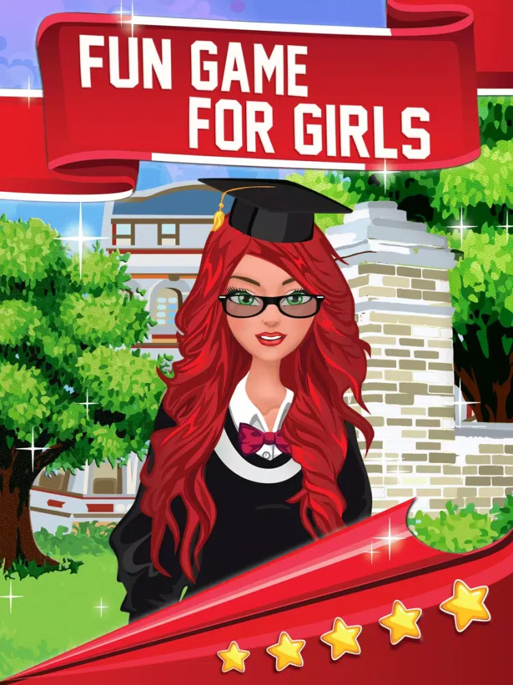 Campus Fashion Girls - Dress-Up Your Model Like A Princess FREE iPad 应用截图
