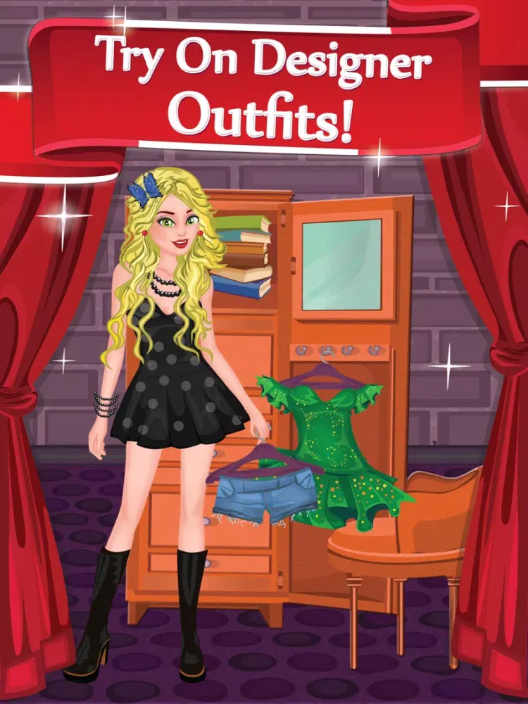 Campus Fashion Girls - Dress-Up Your Model Like A Princess FREE iPad 应用截图