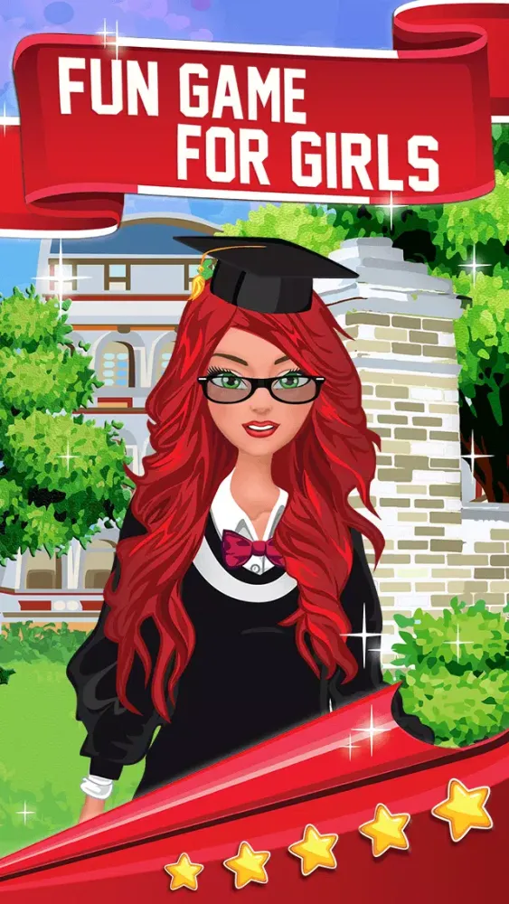 Campus Fashion Girls - Dress-Up Your Model Like A Princess FREE应用截图