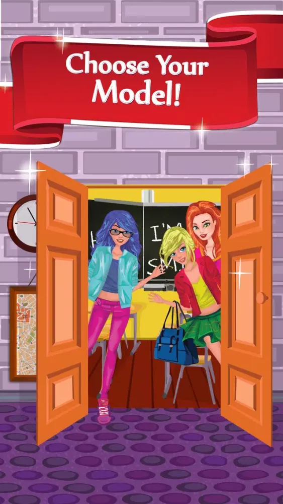 Campus Fashion Girls - Dress-Up Your Model Like A Princess FREE应用截图
