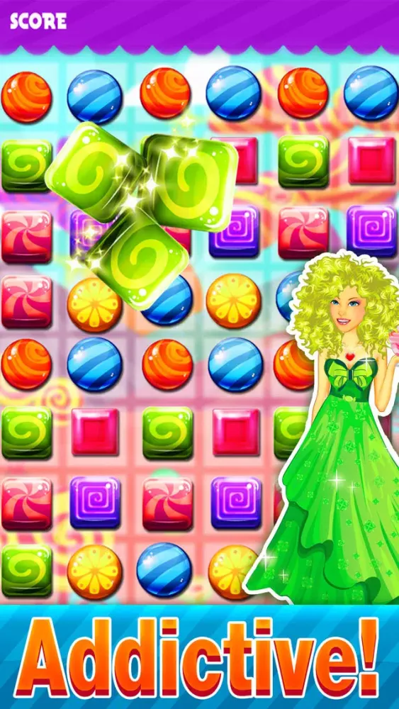 Candy Best Match-3 - Puzzle adventure in juicy fruit land free應用截圖
