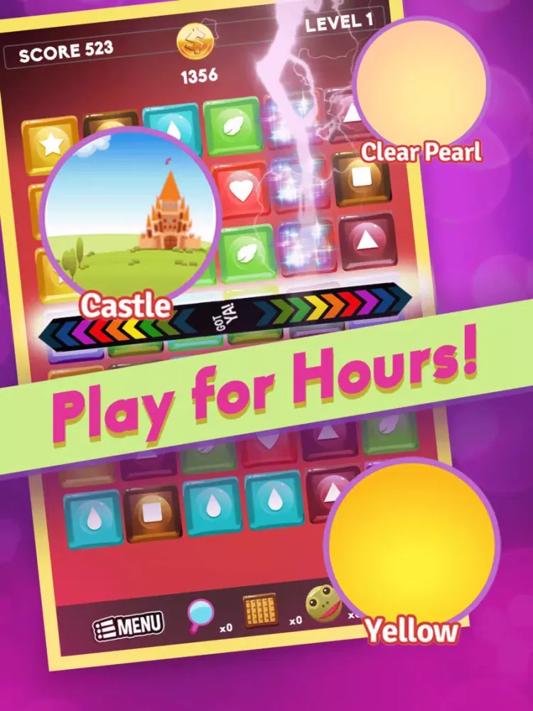 Candy Rainbow Unicorn Game - Pony Memory Puzzle For Kids FREE iPad  Screenshots