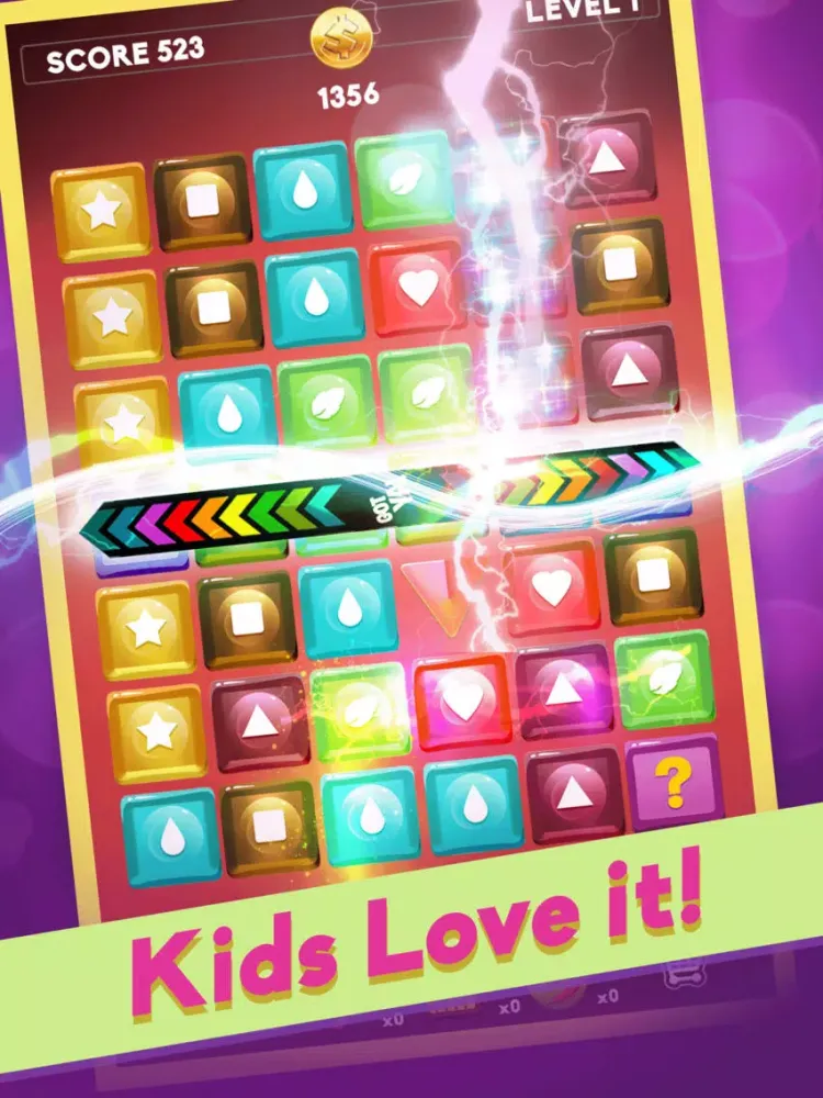 Candy Rainbow Unicorn Game - Pony Memory Puzzle For Kids FREE iPad  Screenshots