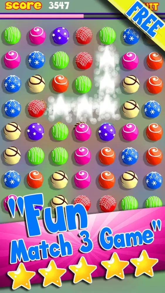 Candy Sparks Match-3 - Sweet Bubbles And Fruits Mania For Kids Free Screenshots