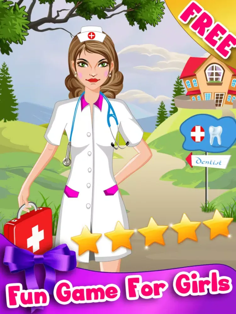 Captures d'écran de Dentist Dress-Up - Fashion & Style 3D Game For Kids FREE iPad 