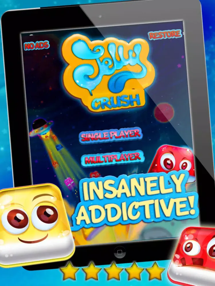 Jelly Crush Fruit Blitz - Enjoy Cool Match 3 Mania Puzzle Game For Kids HD FREE iPad 應用截圖