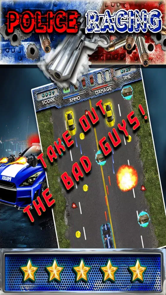 Police Racing Driving Simulator - Real Mad Skills Turbo Chase Racer FREE 스크린샷