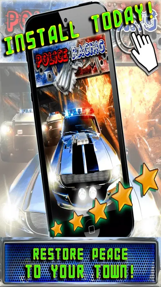 Police Racing Driving Simulator - Real Mad Skills Turbo Chase Racer FREE 스크린샷