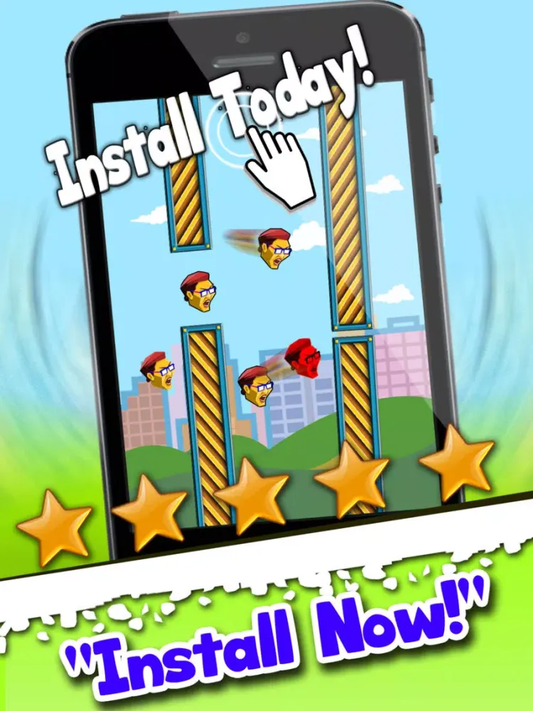 Splatty Gangnam - Stay On The Line iPad 应用截图