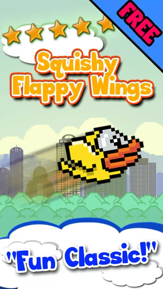 Squishy Flappy Wings - Great Tiny Bird Toy In A Smash-hit Story スクリーンショット