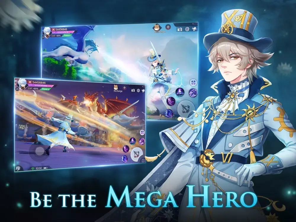 Capturas de tela do Mega Heroes iPad 