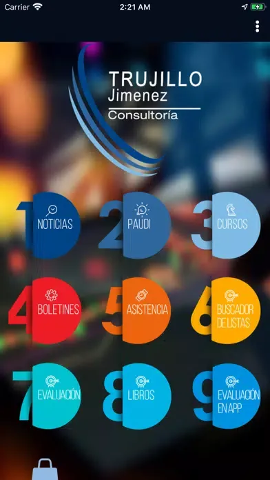 Capturas de tela do TJ Consultores