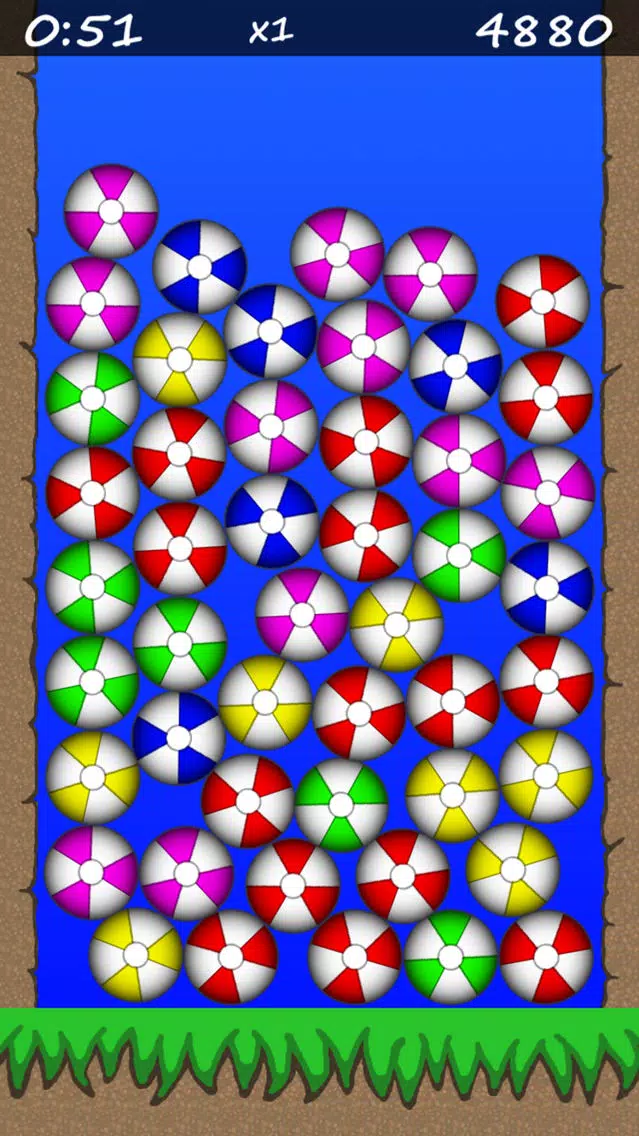 Tangkapan layar Assorted Balls: 100 Ball Popping Levels
