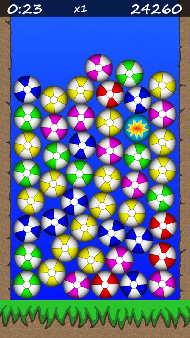 Tangkapan layar Assorted Balls: 100 Ball Popping Levels