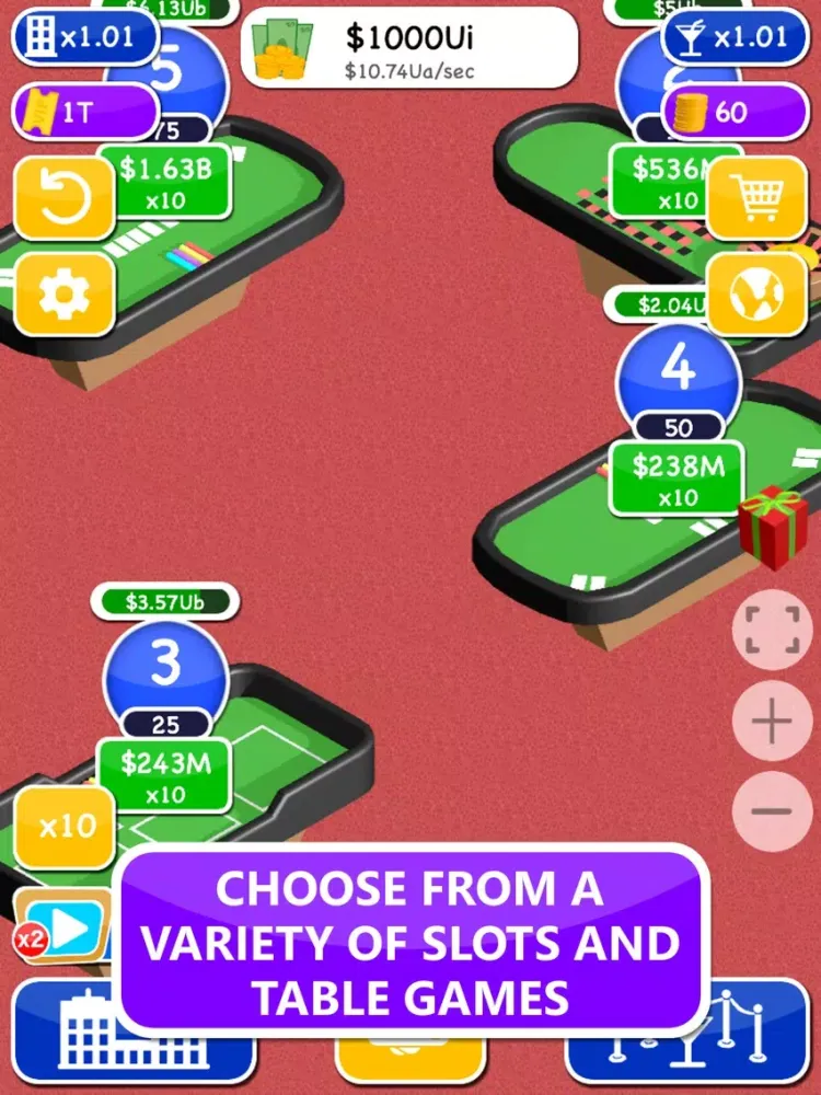 Captures d'écran de Idle Casino iPad 