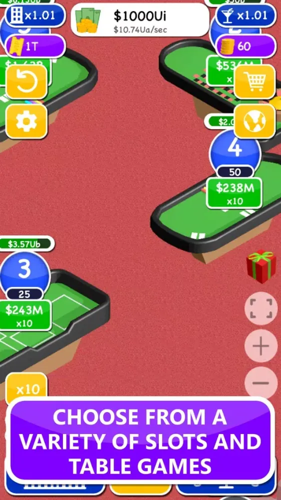Captures d'écran de Idle Casino