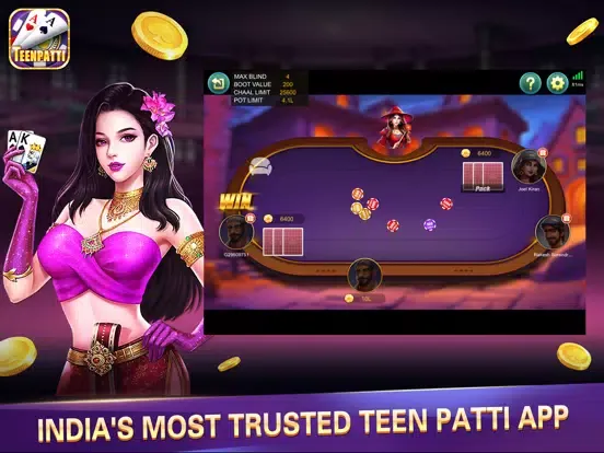 Capturas de tela do Teen Patti Dhani Online Poker iPad 