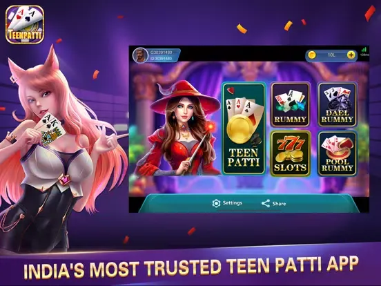 Capturas de tela do Teen Patti Dhani Online Poker iPad 