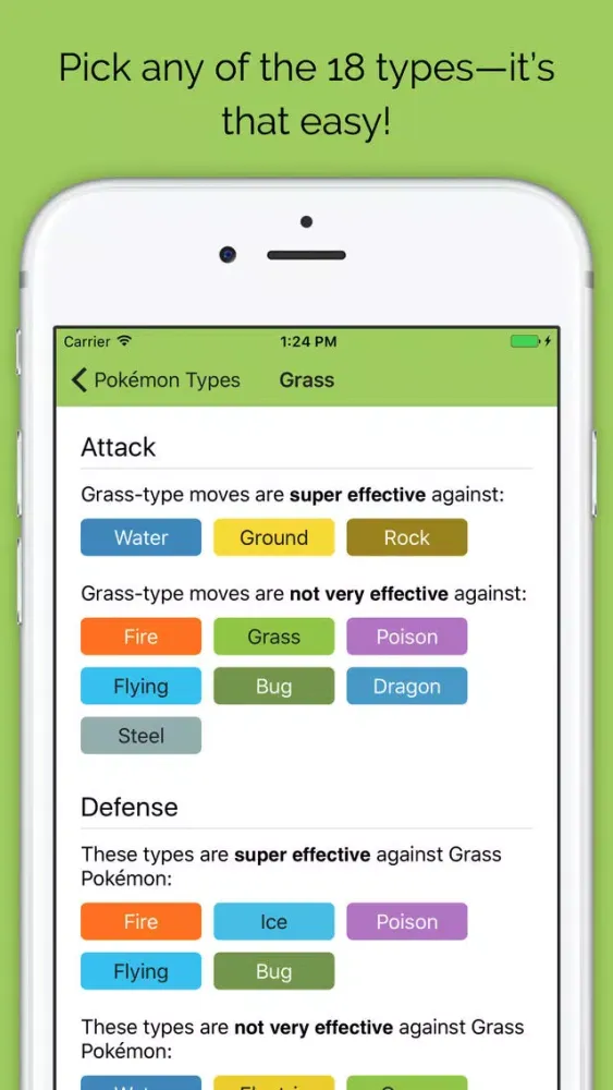Type Lookup for Pokémon Games स्क्रीनशॉट