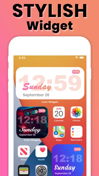 Color Widgets - Custom Widgets スクリーンショット