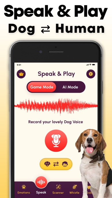 Ảnh chụp màn hình của Dog Translator Game