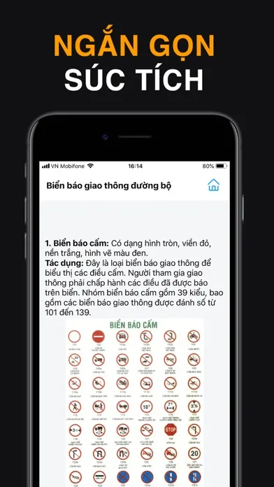 Zrzuty ekranu Ôn Thi 600 Câu Bằng Lái GPLX