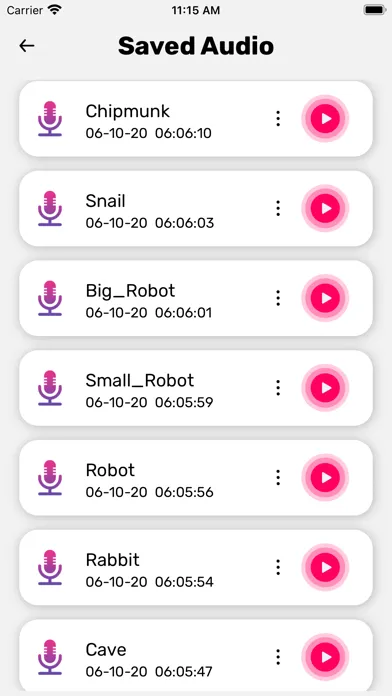 Voice Changer - Voice Recorder应用截图