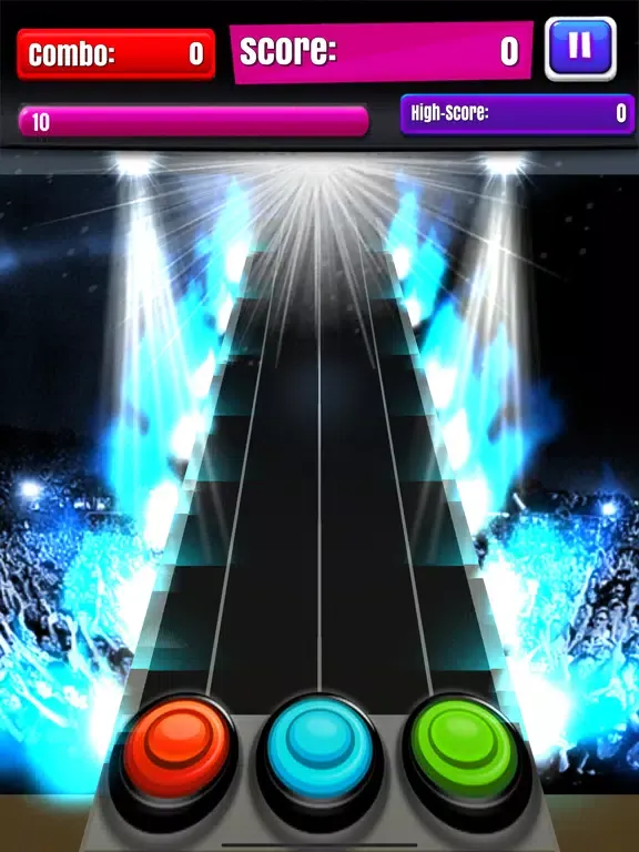 Tangkapan layar Rhythm Beat Music iPad 