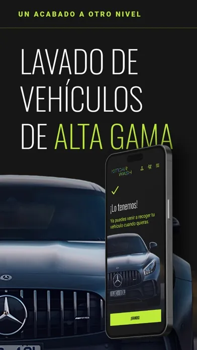Capturas de tela do KitCar Wash