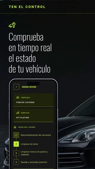 Capturas de tela do KitCar Wash