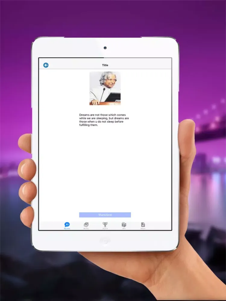 Best Quotes : APJ Abdul Kalam iPad  Screenshots