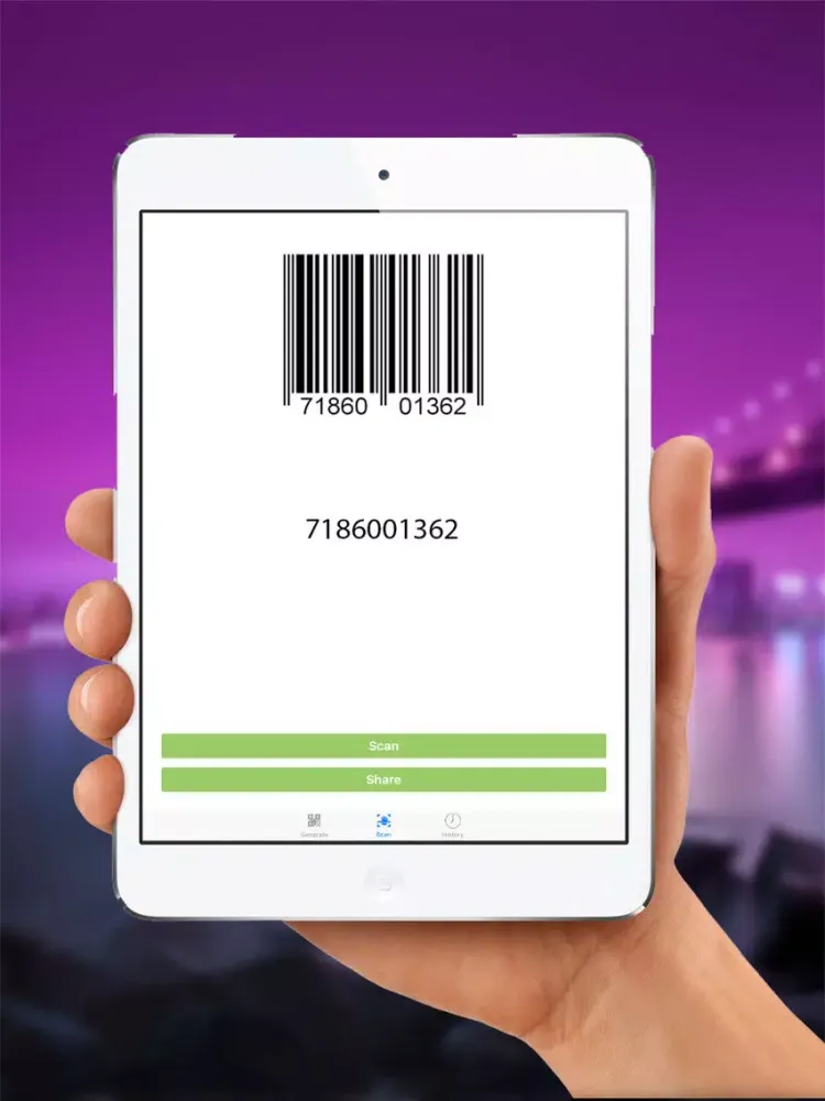 BarCode ToolBox: Bar code, Data Matrix, QRcode generator & reader to generate, share and save it. iPad  Screenshots