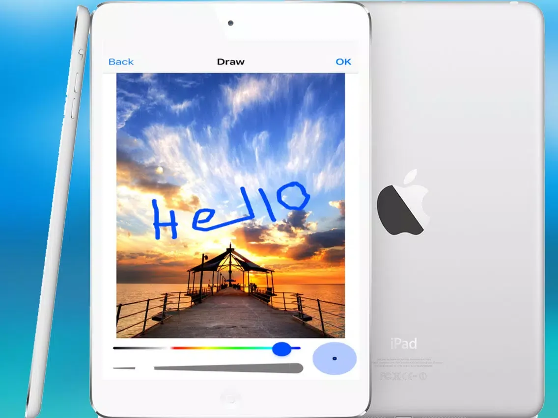 Photo Editor Pro : Change shape, size and color of your image and add sticker, effect to share or save it. iPad  Screenshots