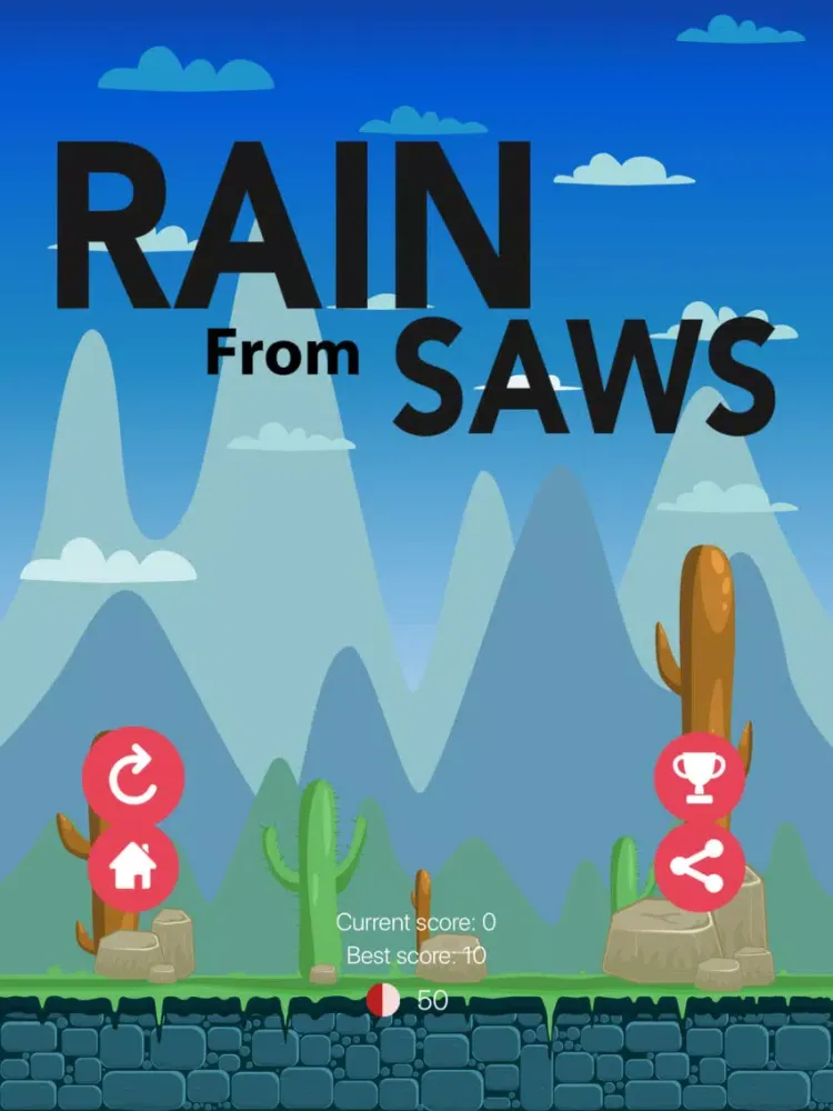 Rain from Saws iPad  Screenshots
