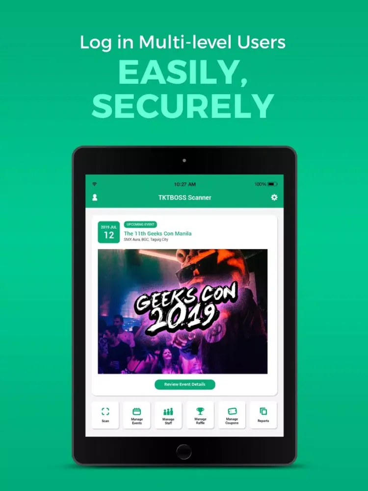 Zrzuty ekranu TKTBOSS SCANNER iPad 