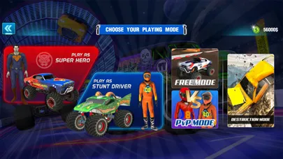 Monster Trucks Race Car Games应用截图